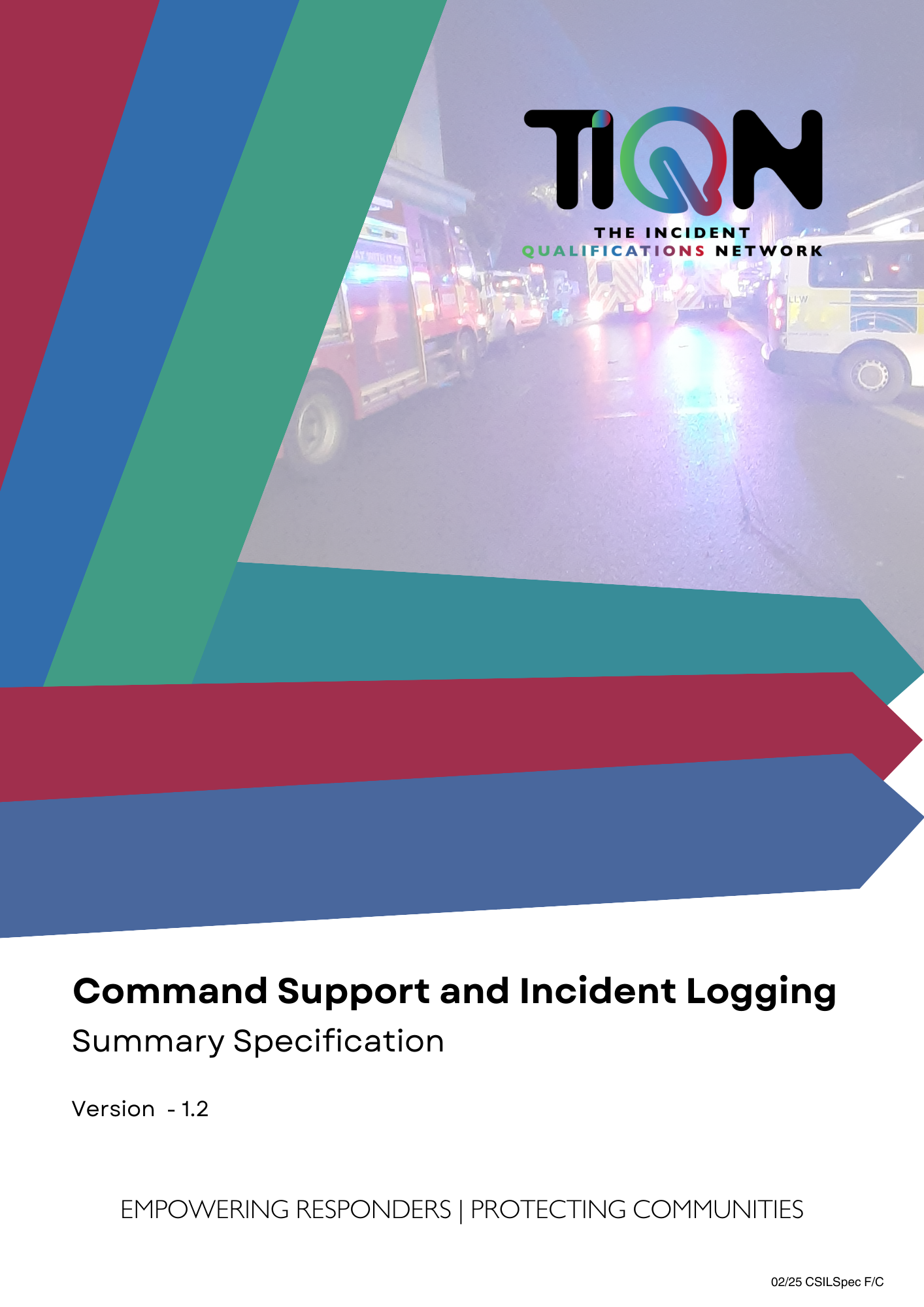 Command Support and Incident Logging - Course Specification