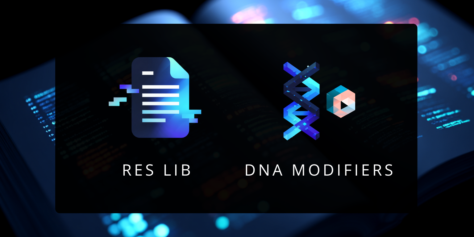 A picture of a dna modifier on a white background.