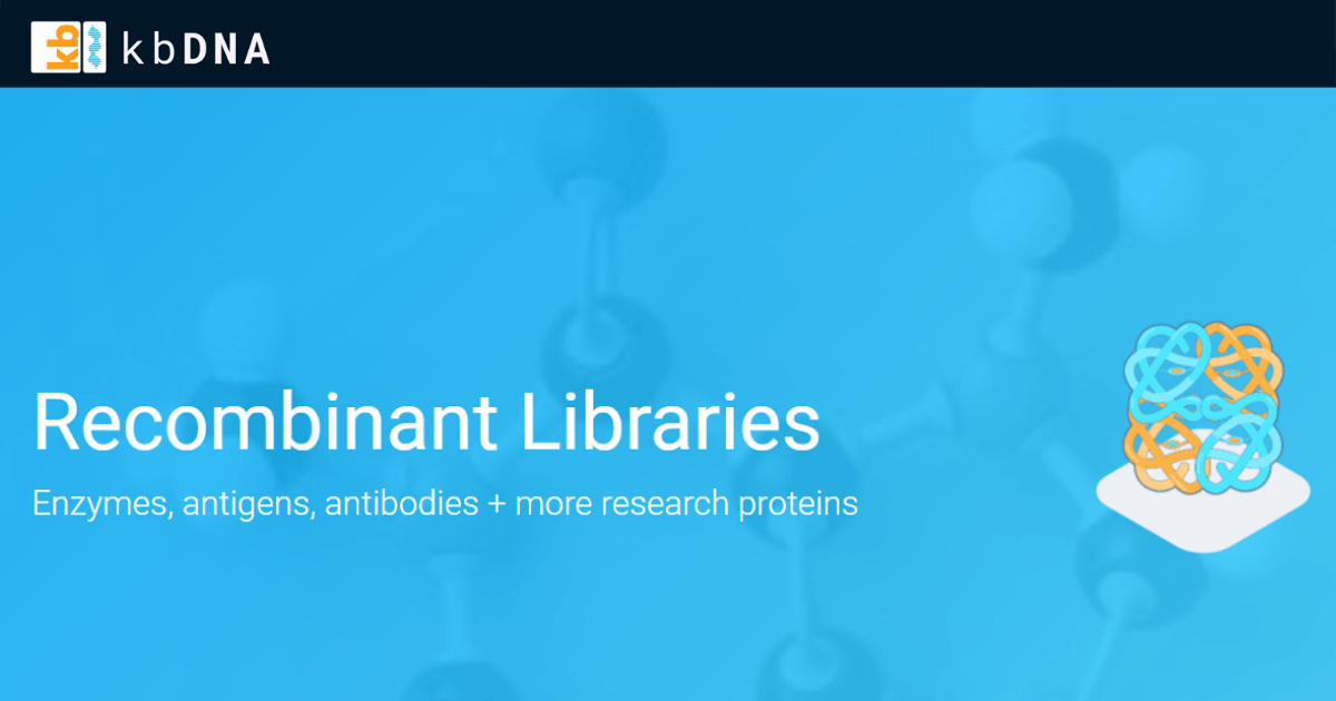 Libraries Biotinylated Proteins kbDNA