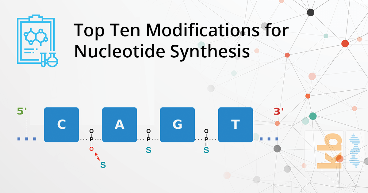 Cover Image: Top Ten Modifications for Nucleotide Synthesis