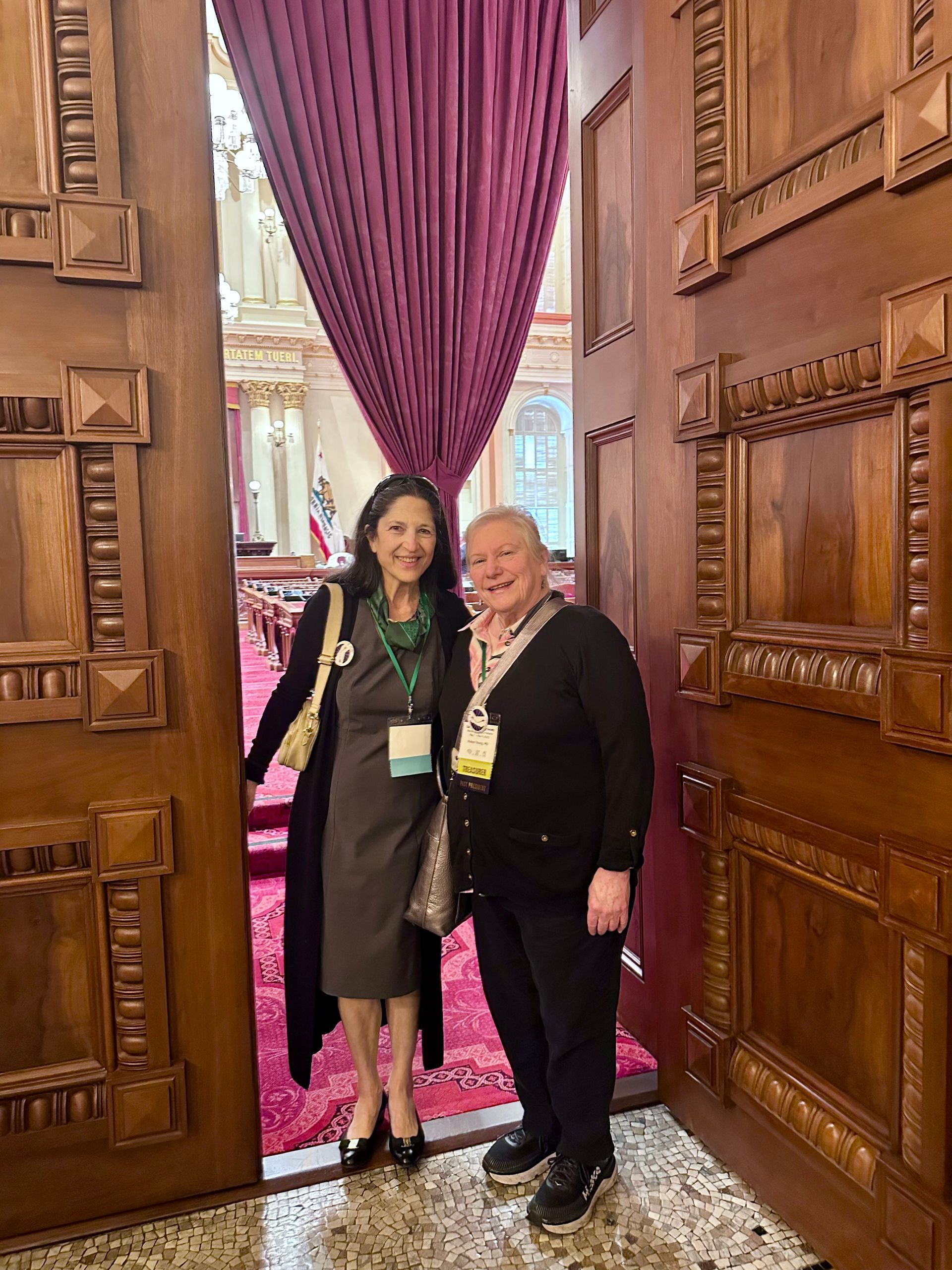 Former President Dr. Stella Legarda and Treasurer Dr. Robyn Young