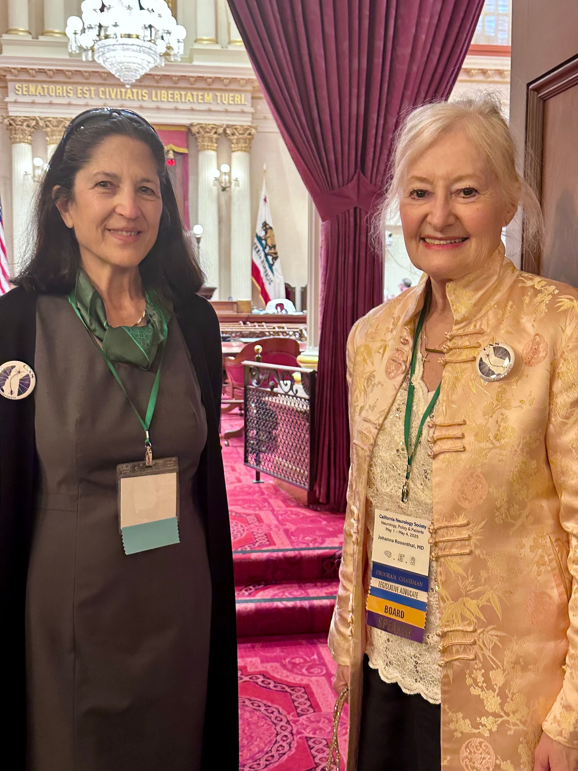 Former President Dr. Stella Legarda and Legislative Chair Dr. Johanna Rosenthal