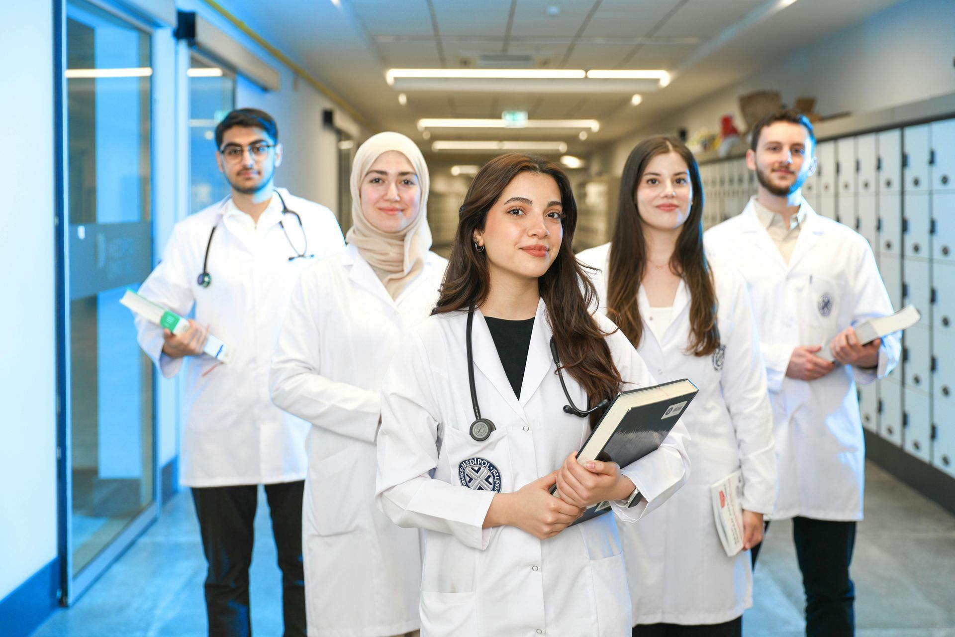 young medical students