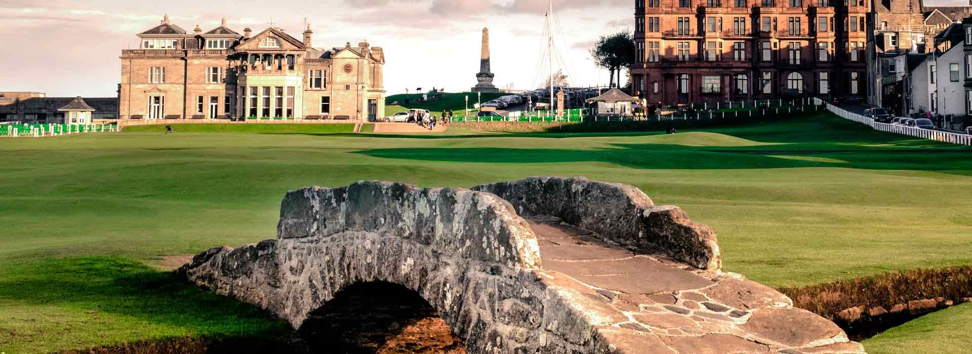 Scratch Golf Tours can create a custom itinerary for your golf vacation, including the Old Course at St. Andrews 