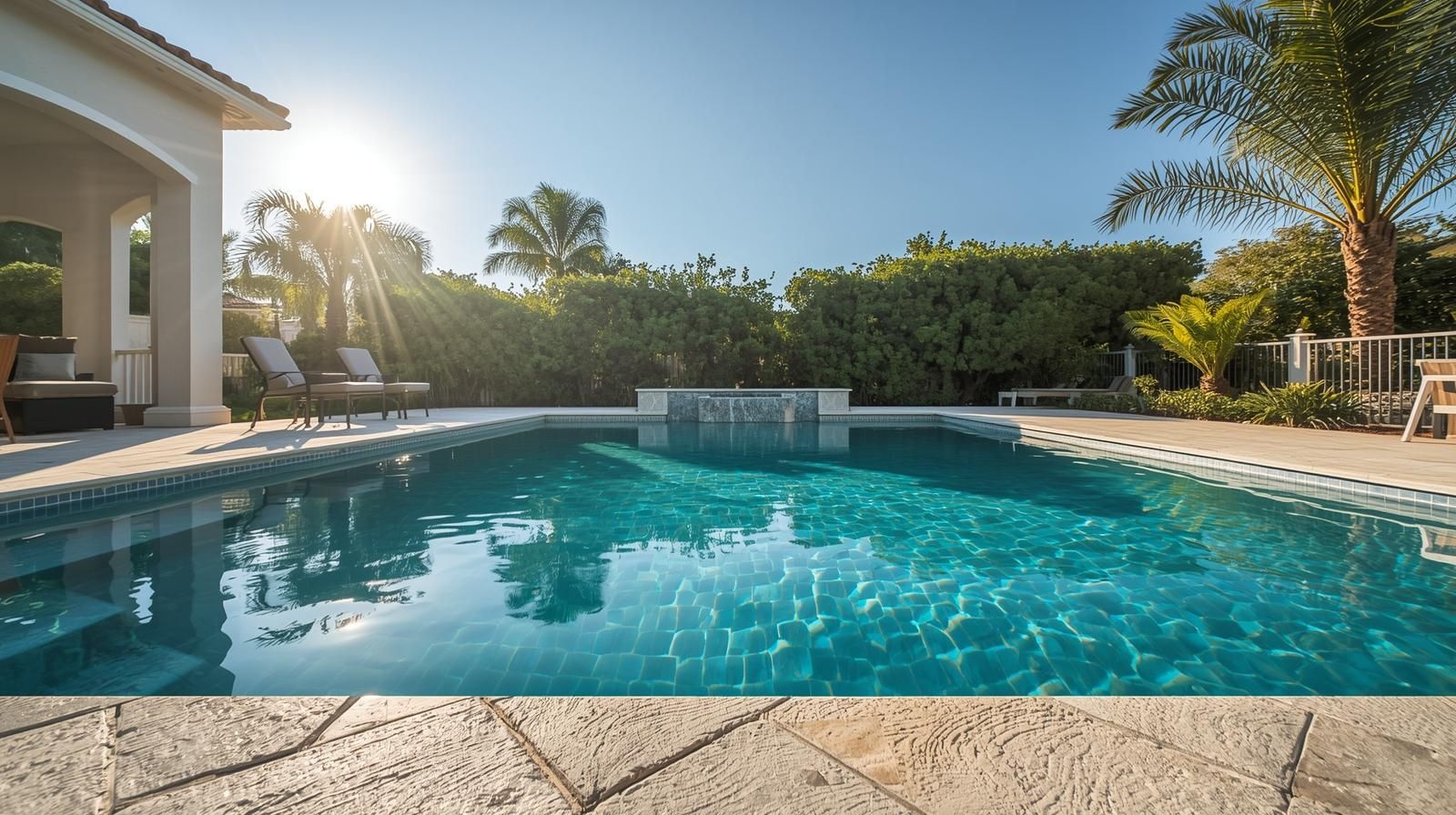 Retiling with travertine refreshes your space without costly reconstruction.