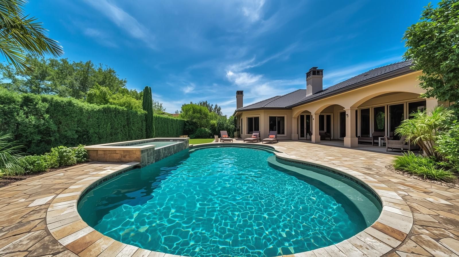 Travertine upgrades instantly boost curb appeal and increase the value of your property.
