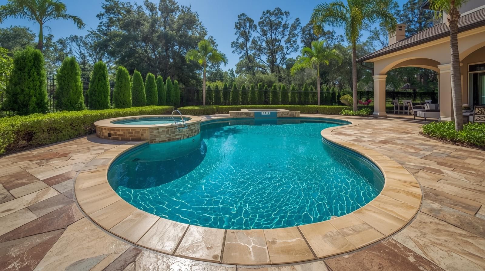 Travertine is a natural material sourced responsibly, making it a green choice for your home.