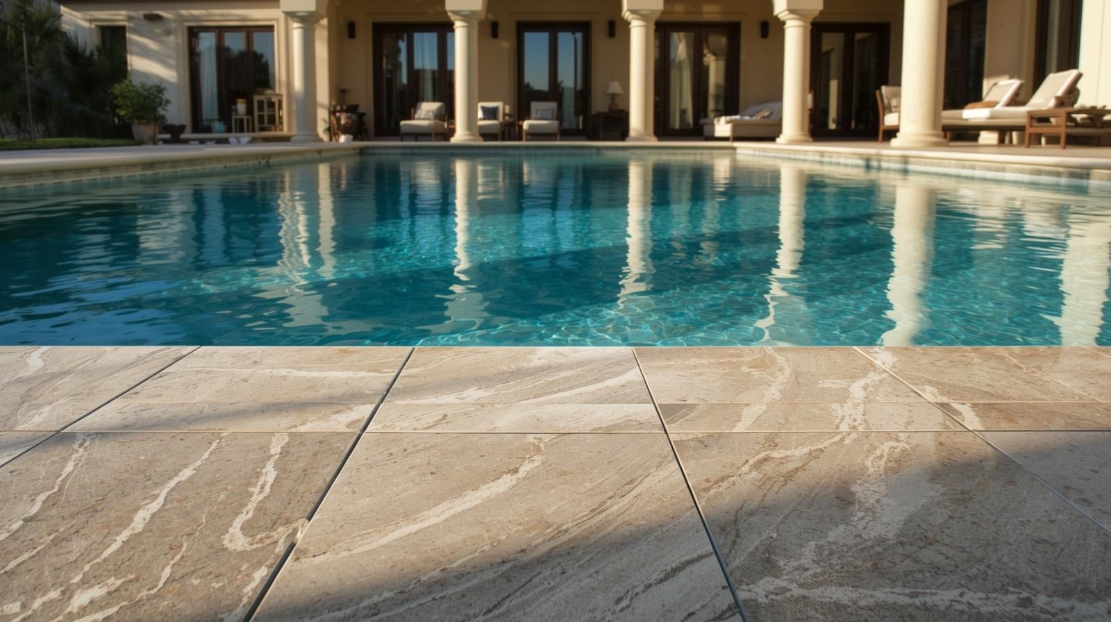 Enjoy cooler surfaces underfoot and slip-resistant tiles designed for everyday family living.