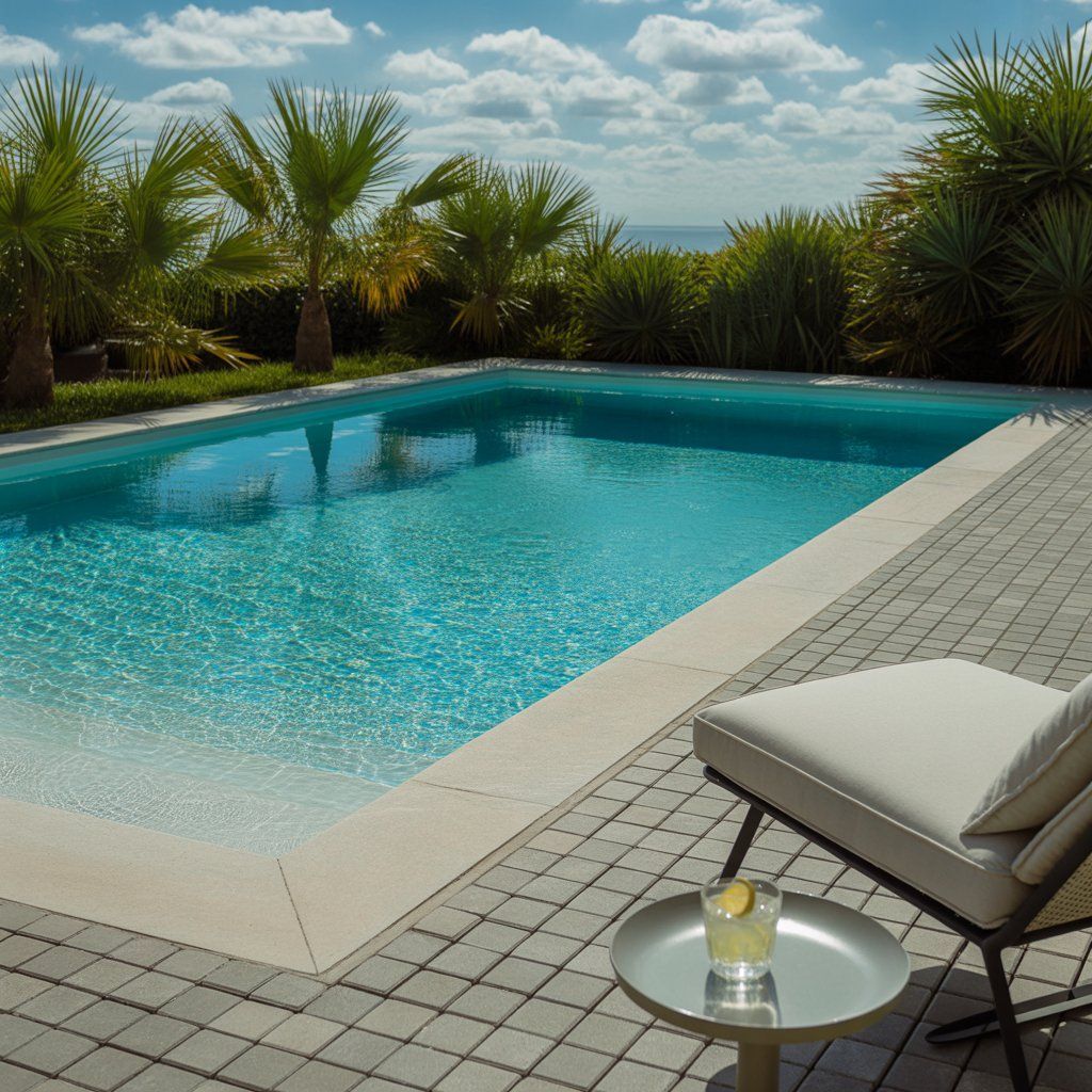 Make your pool the centerpiece of your backyard with elegant pavers
