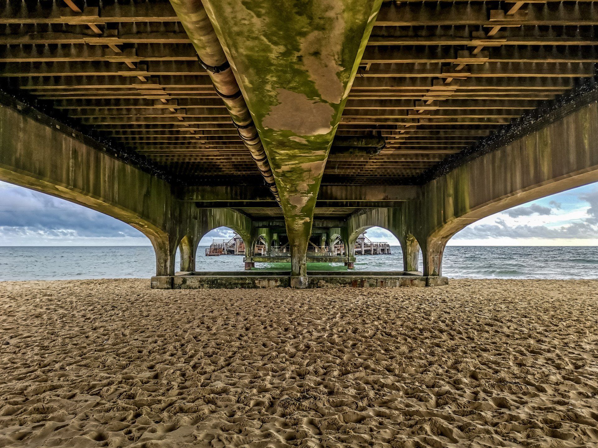 Under Bournemouth Pier