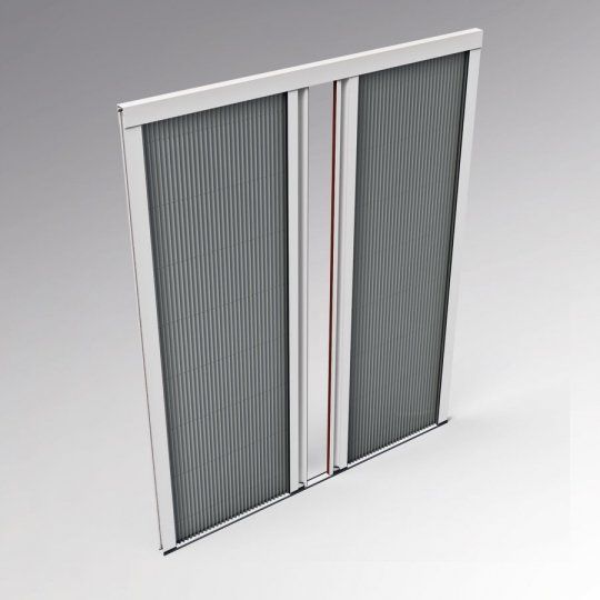 Zanzariera a scomparsa centrale