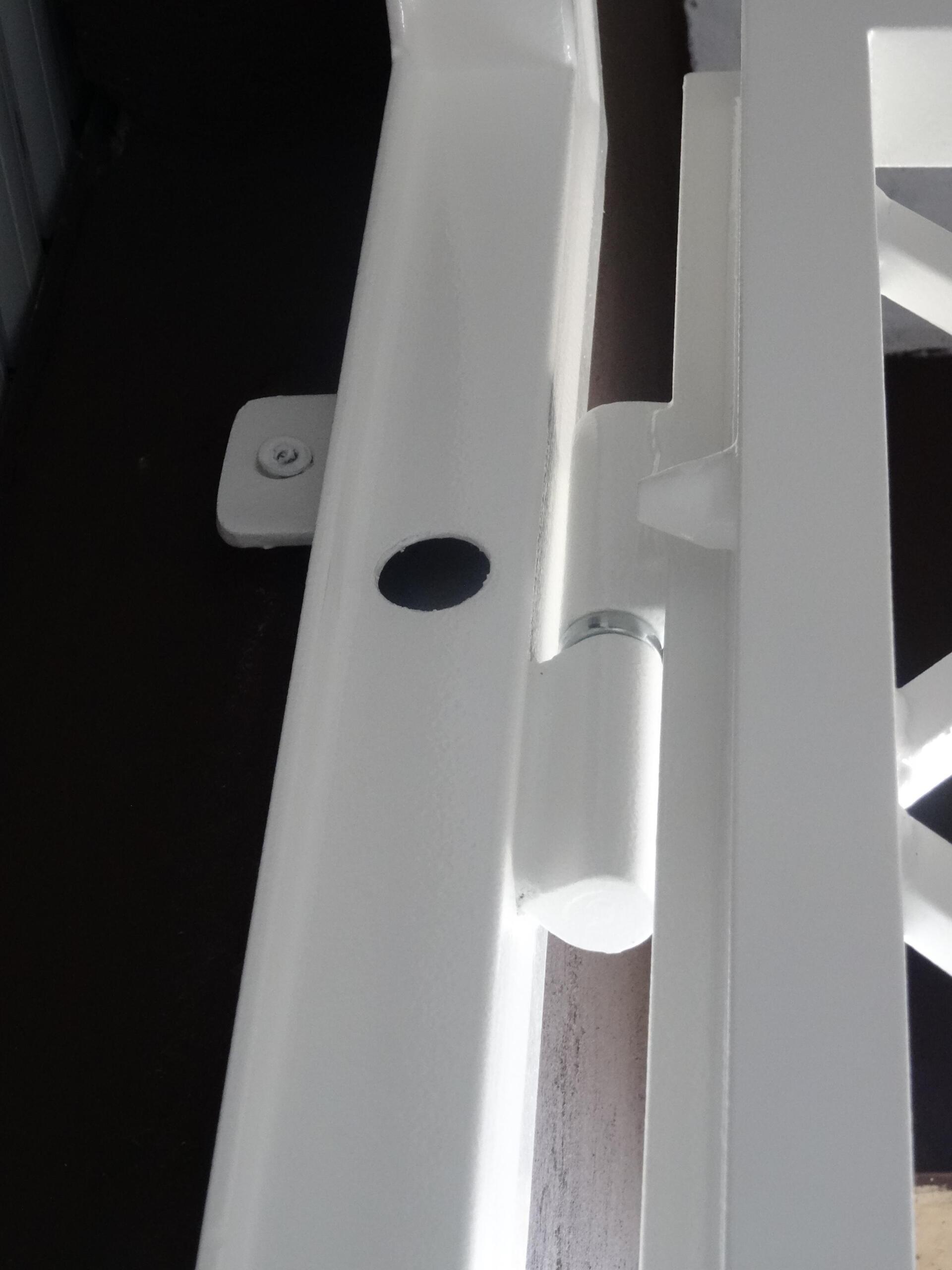 Dettaglio grata in ferro