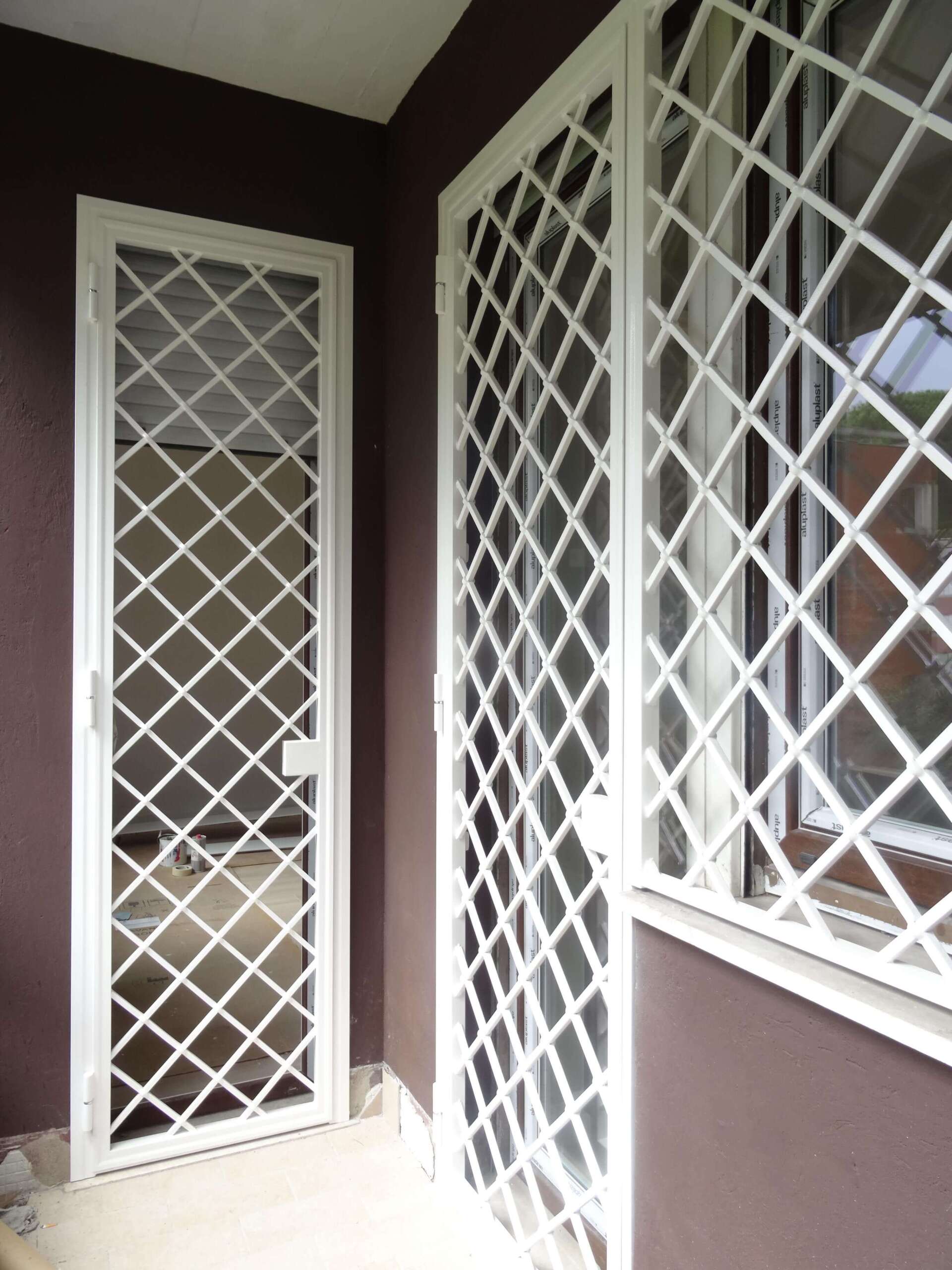 Grata in ferro bianca