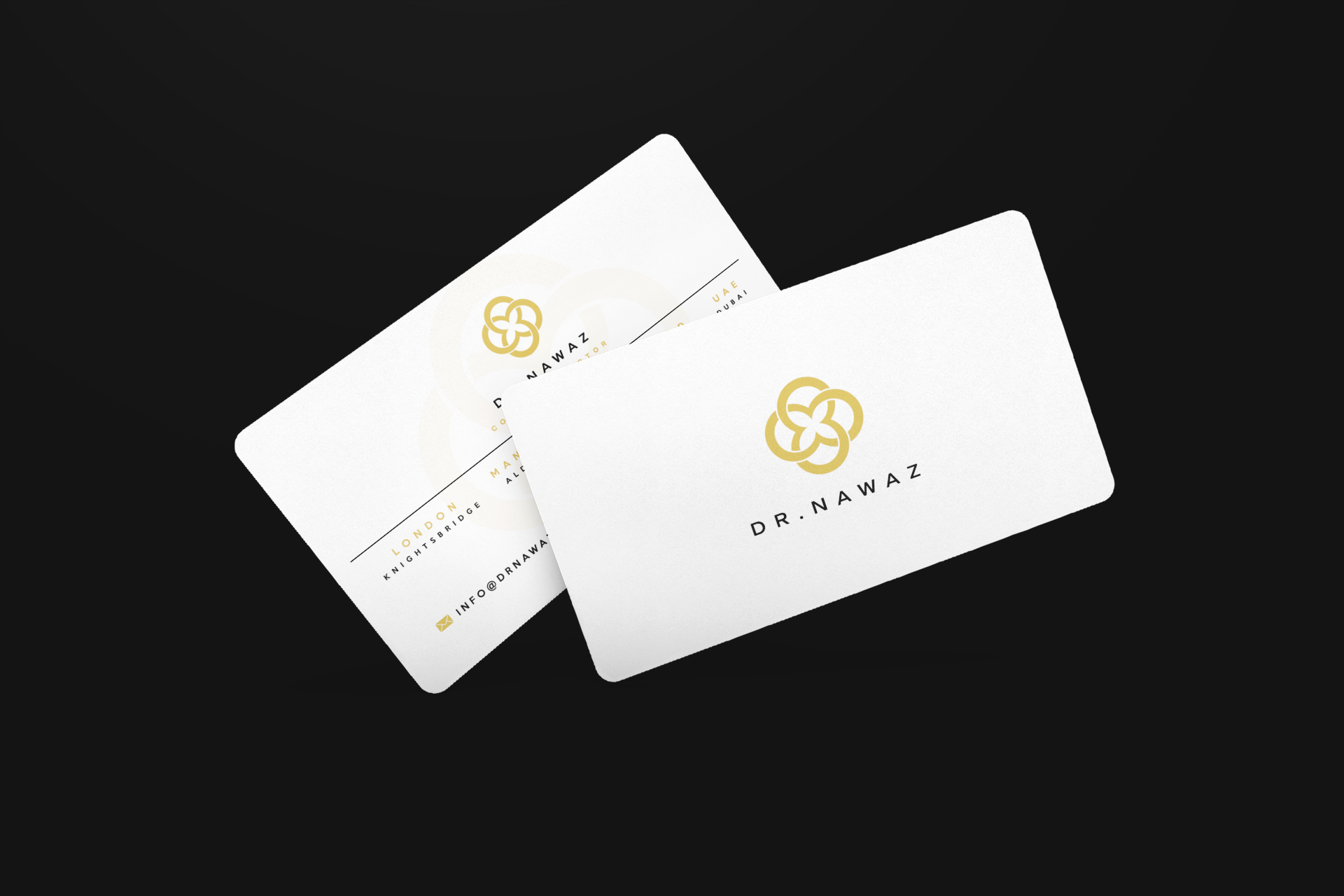 Dr Nawaz business card designs by Web mind