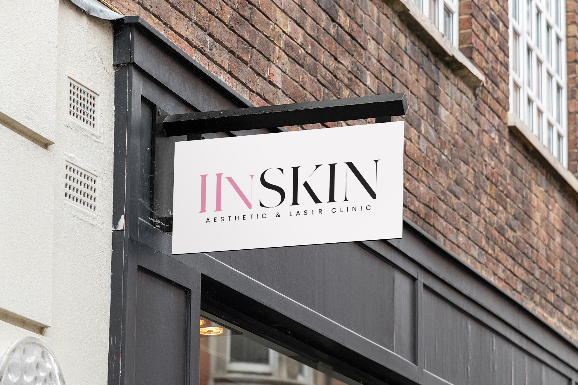 iinSkin Aesthetic and Laser Clinic Windsor Shop Sign