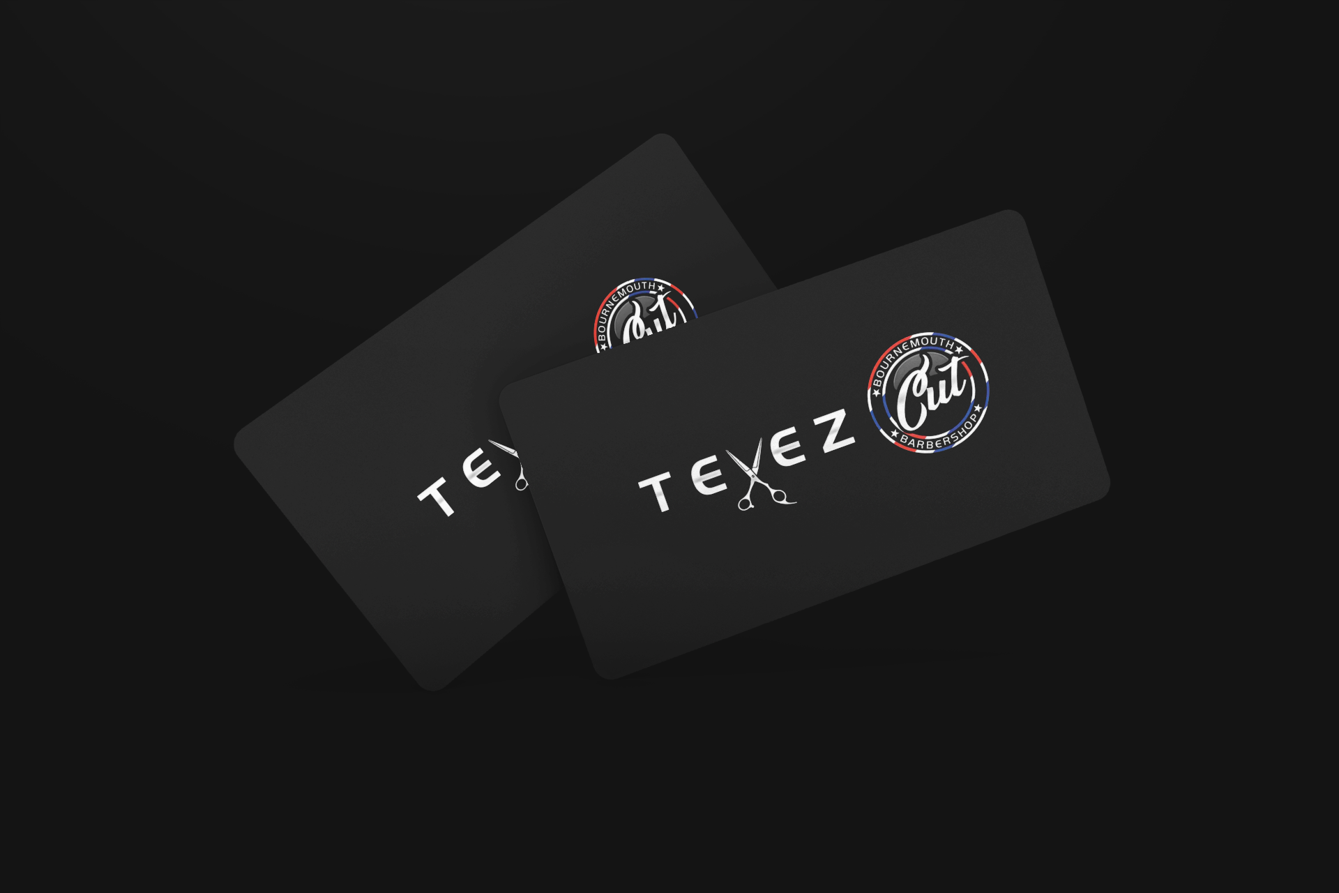 Black Tevez Cut business card designs by Web mind