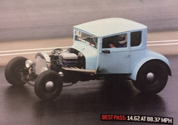 A picture of a car that has the best pass of 14.62 at 88.37 mph