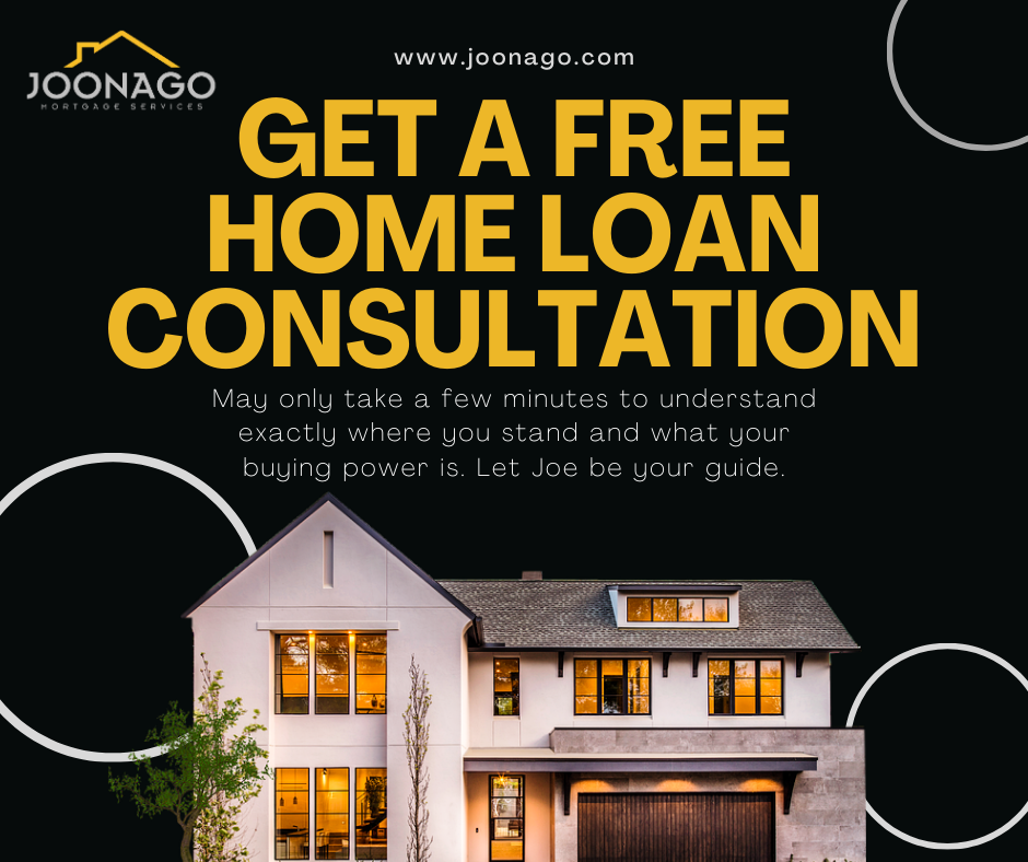 An advertisement for a free home loan consultation
