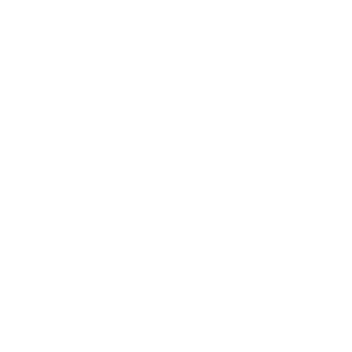 A blue and white icon of a house with a window.