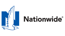 Nationwide logo: Blue "N" with an eagle, and the word "Nationwide" in black.
