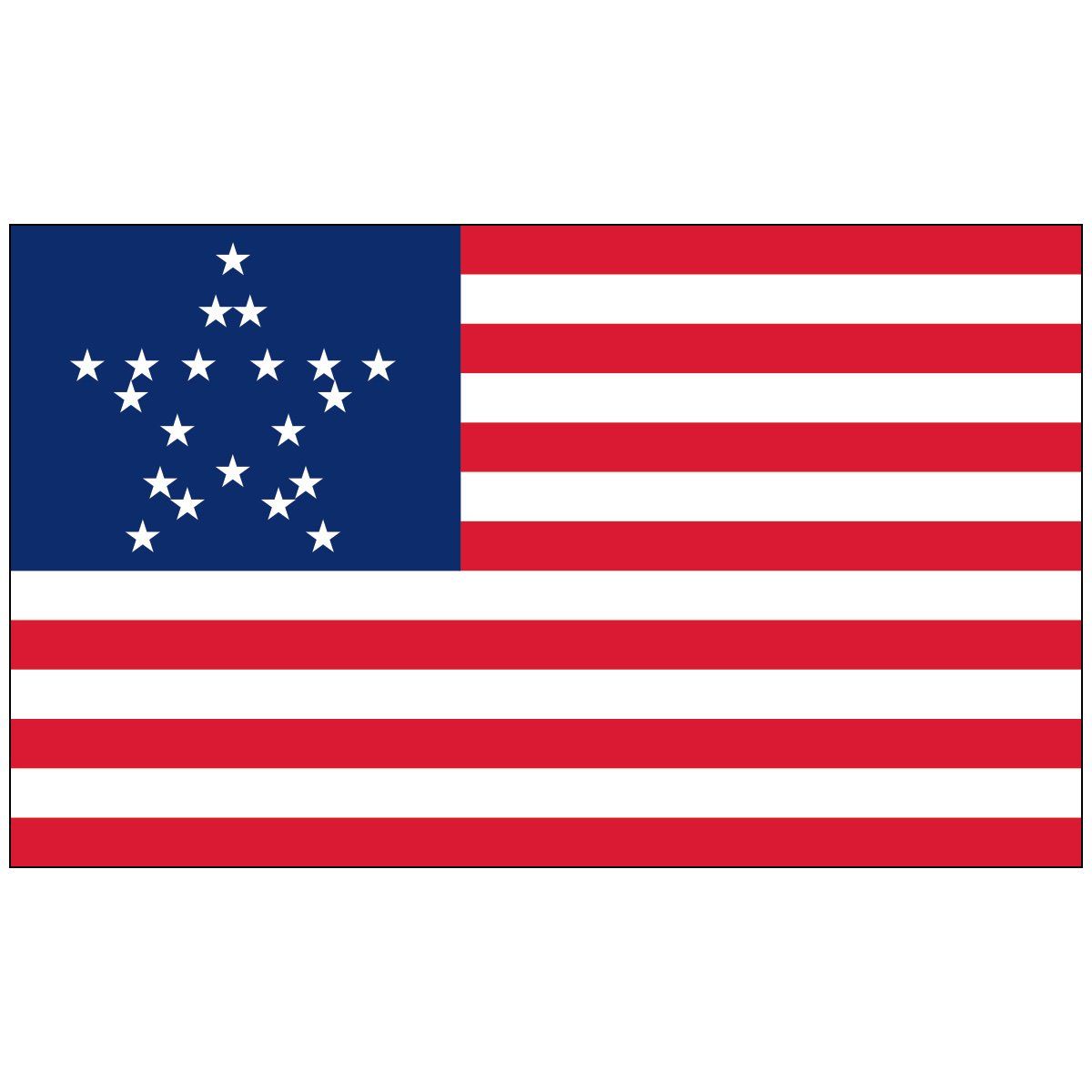 The flag of the united states of america with a star in the middle.