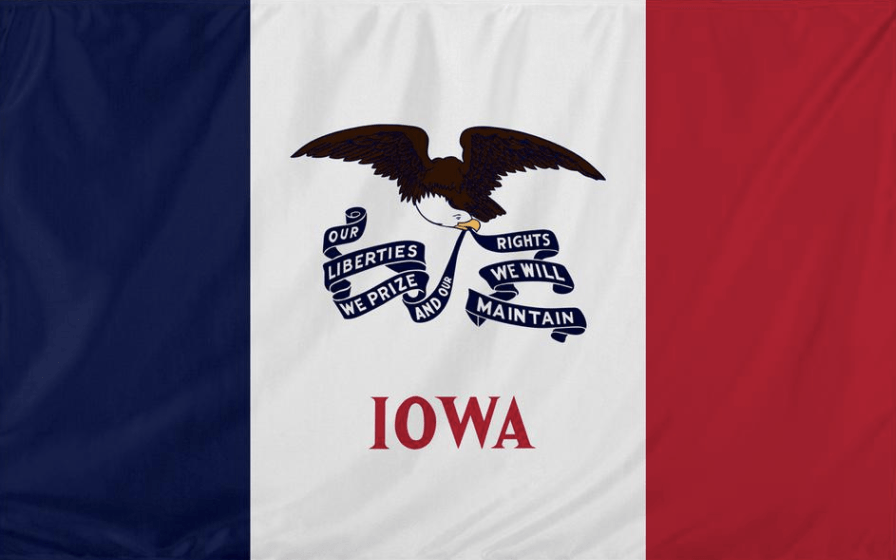 Iowa State Flag — Woodstock, Ga — Flagsource Southeast Inc