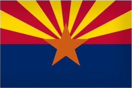 Arizona State Flag — Woodstock, Ga — Flagsource Southeast Inc