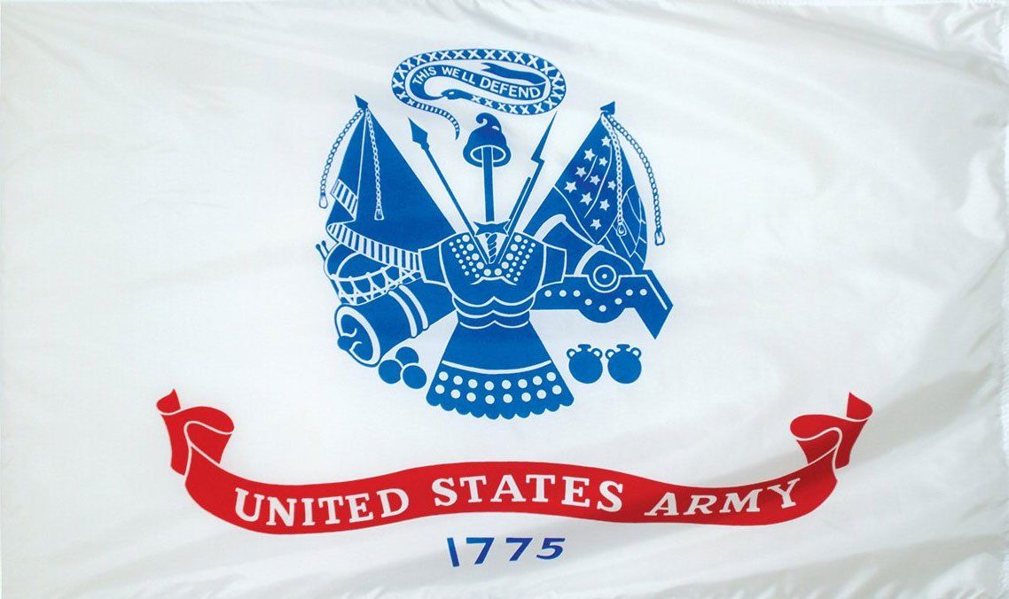 A united states army flag from 1775