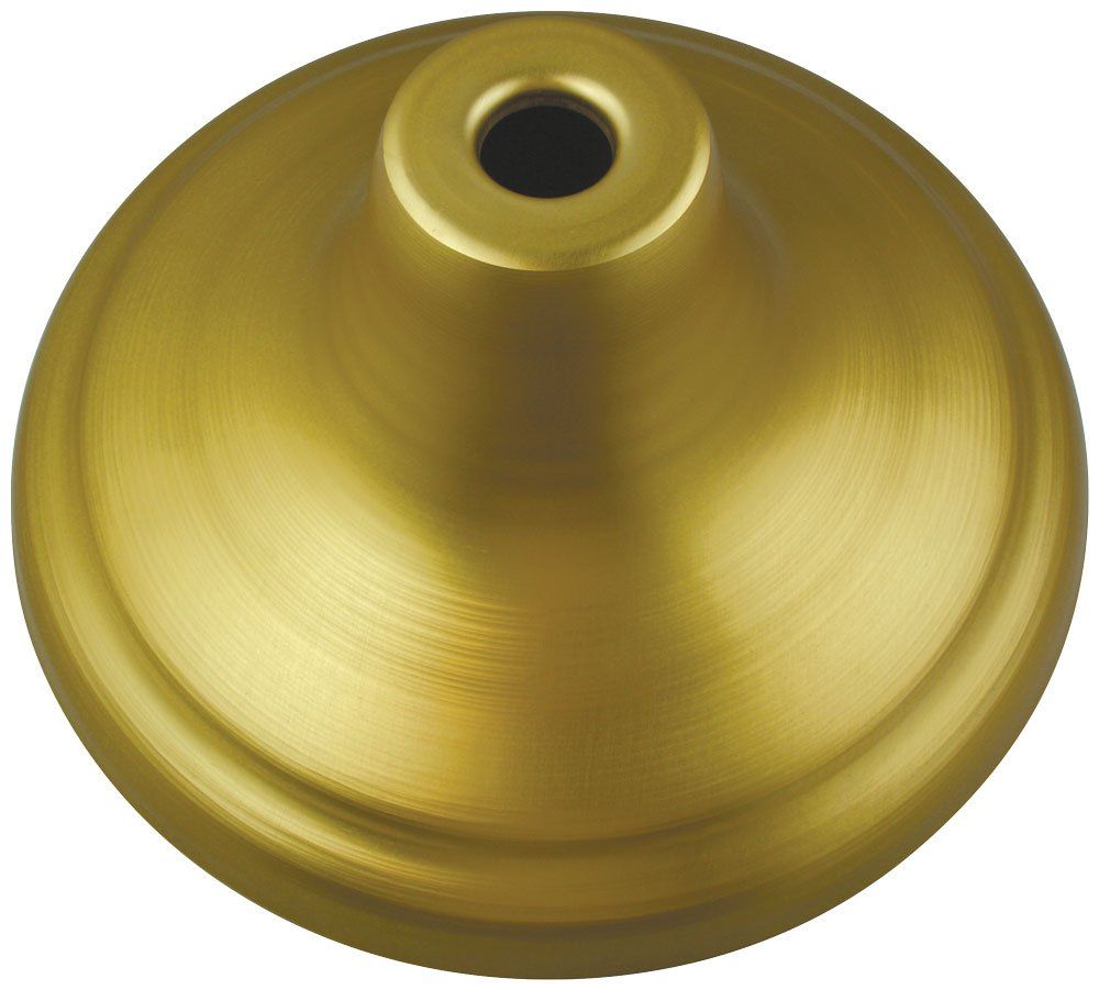 A brass object with a hole in the middle