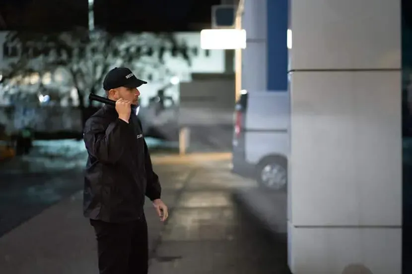 Man with toarch