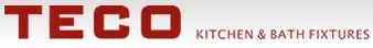 TECO kitchen & bath fixtures logo in red text.