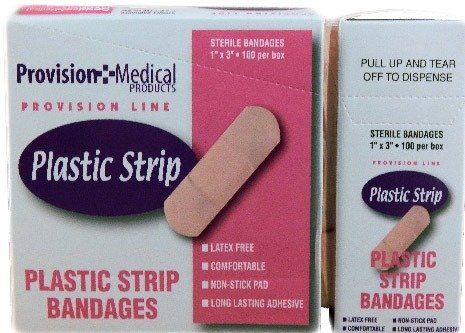 Plastic Strip Adhesive Bandages 2 x 4 - Workforce First Aid & Safety