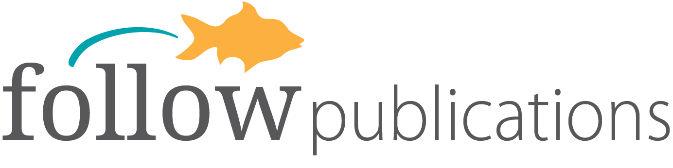 follow publications logo by amr creative