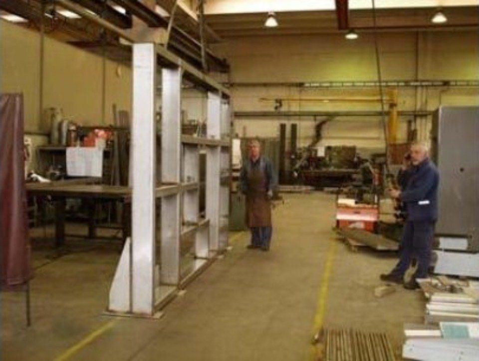 interni della carpenteria metallica