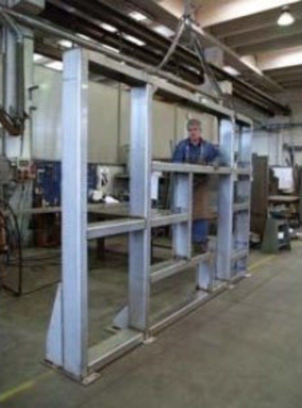 interno della carpenteria metallica