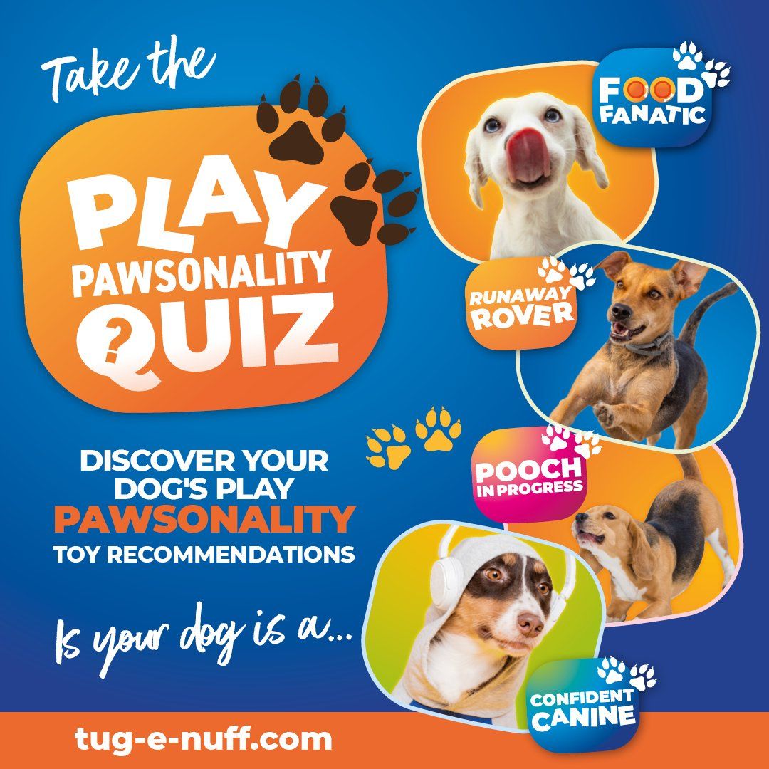 Discover Your Dog's Play Pawsonality with tug-e-nuff.com