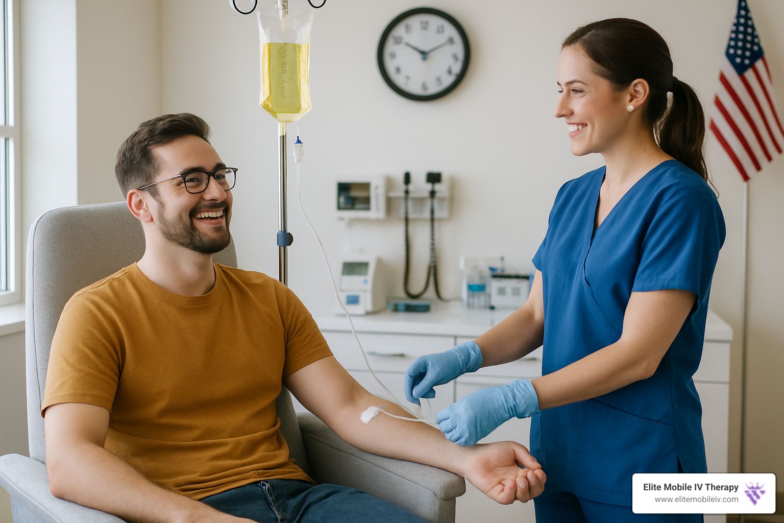 IV drip therapy session - IV drip Raleigh NC