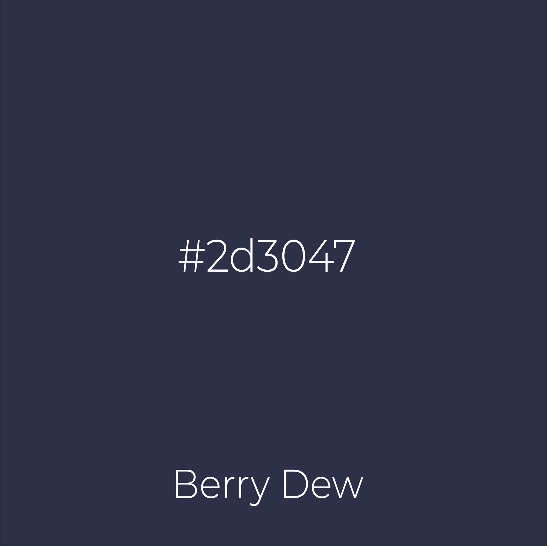 A dark blue background with the words berry dew on it