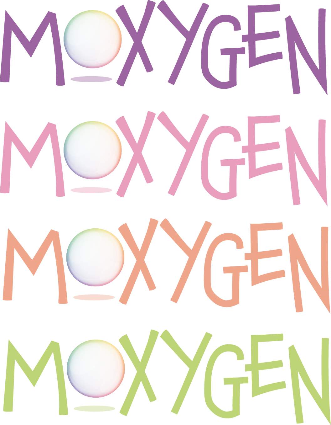 The word moxygen is written in different colors on a white background