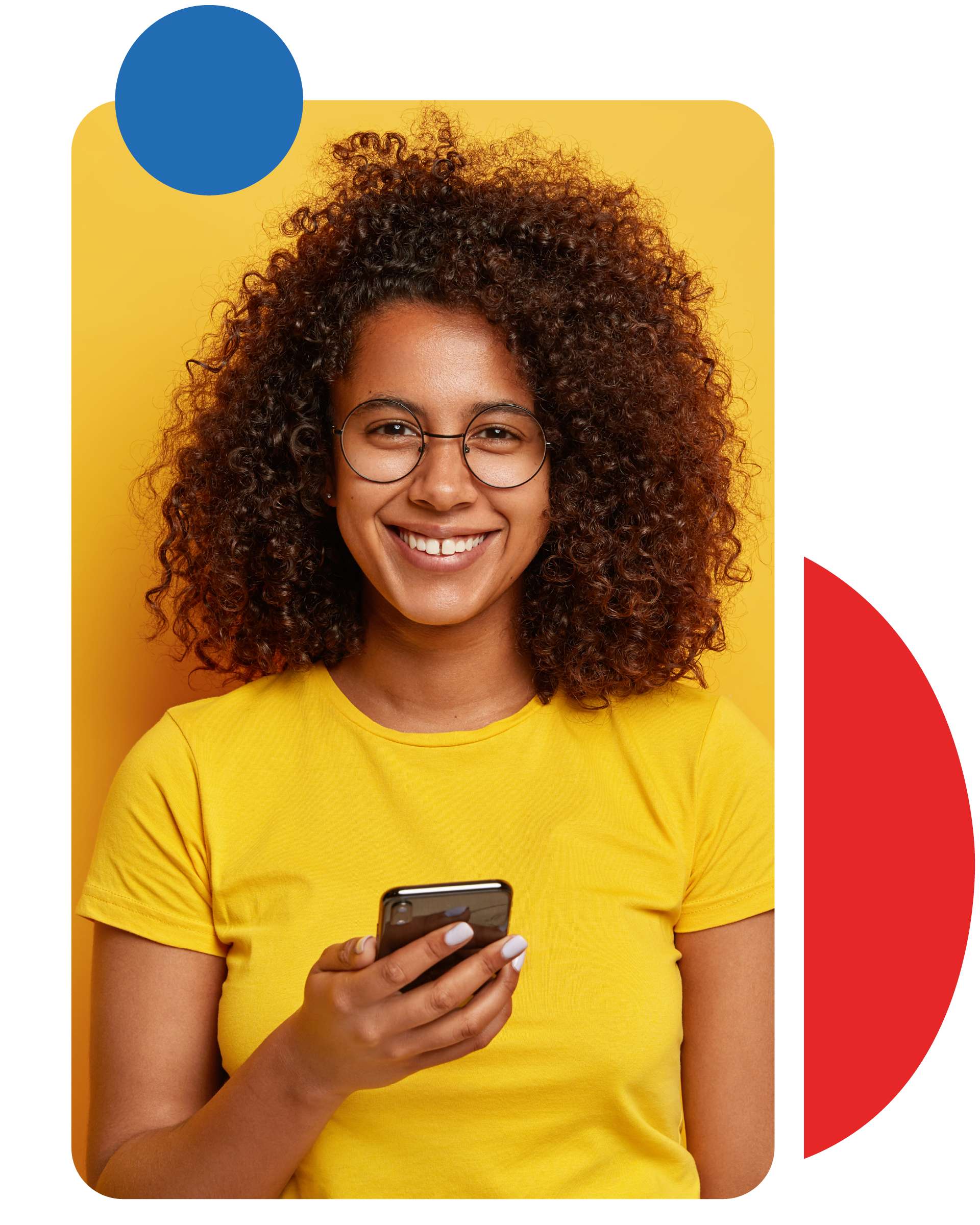 african lady smiling