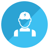Electrician - vector