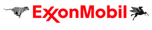 The ExxonMobil logo in red. The 