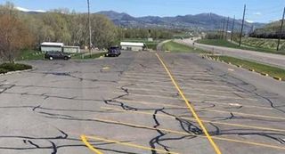 Crack Road — Striping and asphalt services in Blackfoot, ID