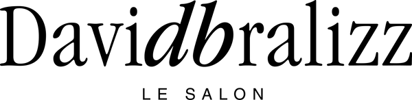 Davidbralizz Le Salon, logo stylisé en texte noir.