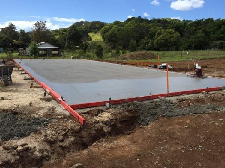 Concrete Slab being built — Providing Steel & Concrete Construction In Eviron, NSW