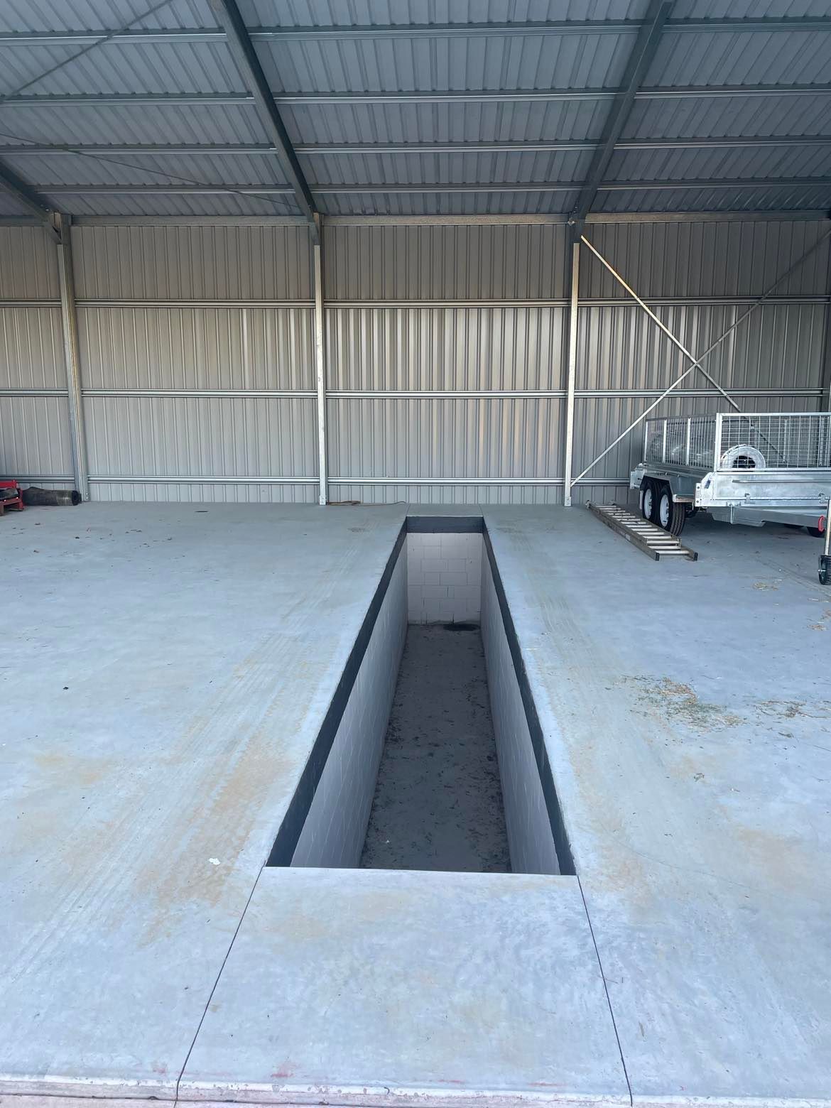 Hole In The Floor Of A Building — Providing Steel & Concrete Construction In Gold Coast, QLD