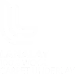 White, minimalist graphic of an inverted L shape in the top left corner.