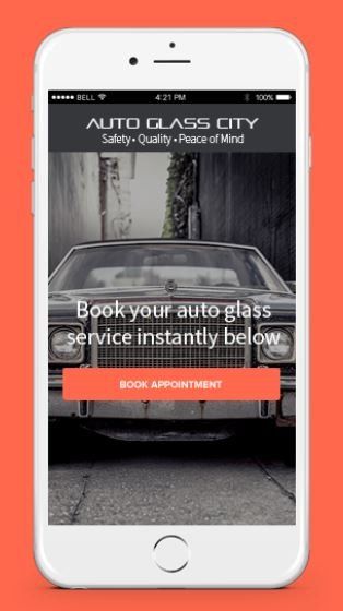 GLASS REPAIR SERVICE: The app for our auto glass insurance claims company