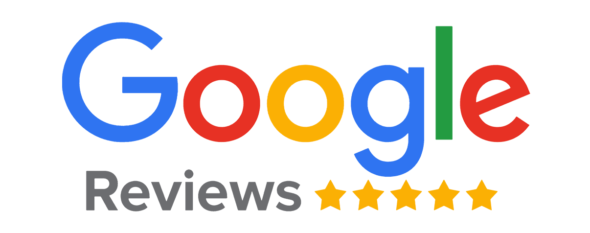 The google reviews logo is shown on a white background.