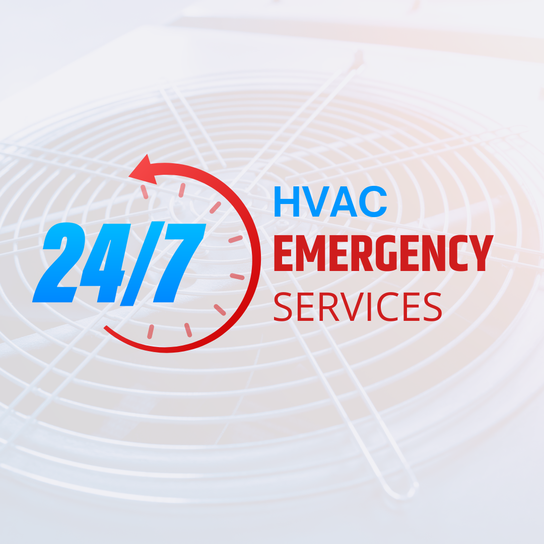 A logo for 24/7 hvac emergency services